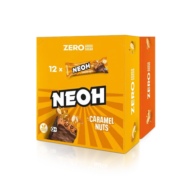 neoh-riegel-mix-vegan-proteinriegel-peanut-caramel-nuts image 1