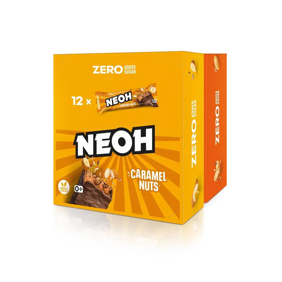 neoh-riegel-mix-vegan-proteinriegel-peanut-caramel-nuts image 1