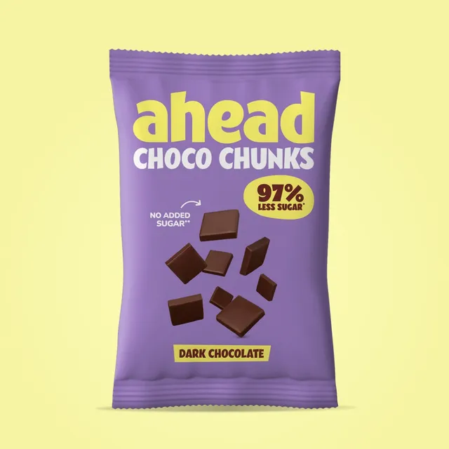 ahead-dark-choco-chunks-low-sugar-zartbitterschokolade-zum-backen-und-snacken image 1