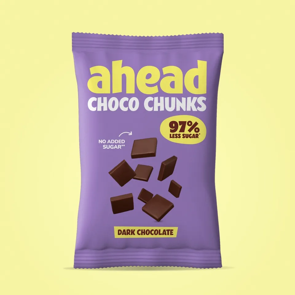 ahead-dark-choco-chunks-low-sugar-zartbitterschokolade-zum-backen-und-snacken image 1