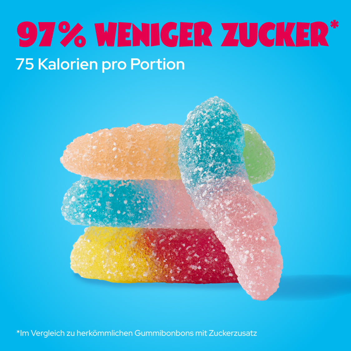 ahead-sour-worms-sauer-s-e-gummib-rchen-56-weniger-kalorien-1-packung image 4
