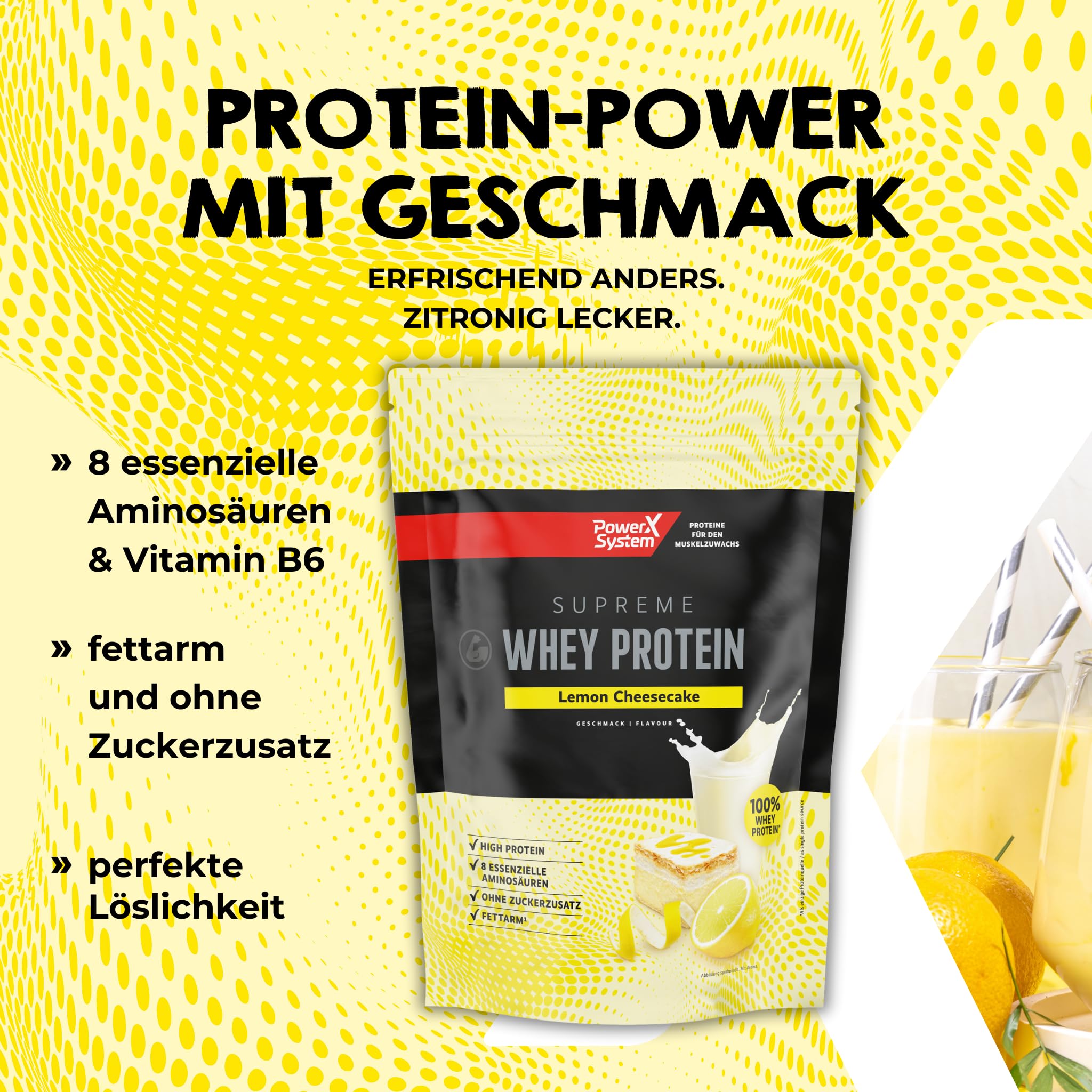 power-system-supreme-whey-lemon-cheesecake-1kg image 2