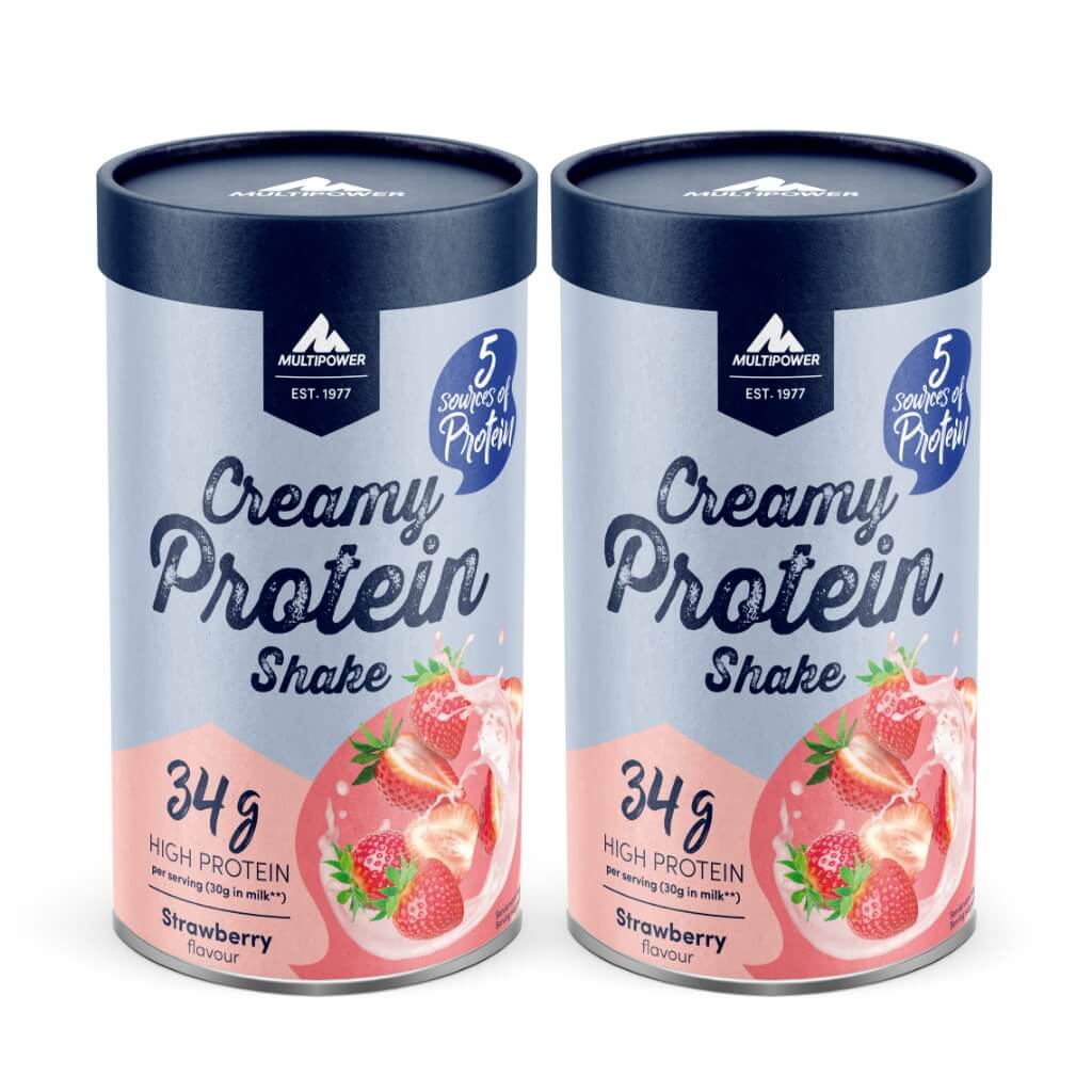 multipower-creamy-protein-erdbeer-2er-vorteilspack-840-g-28-portionen-30-g image 1