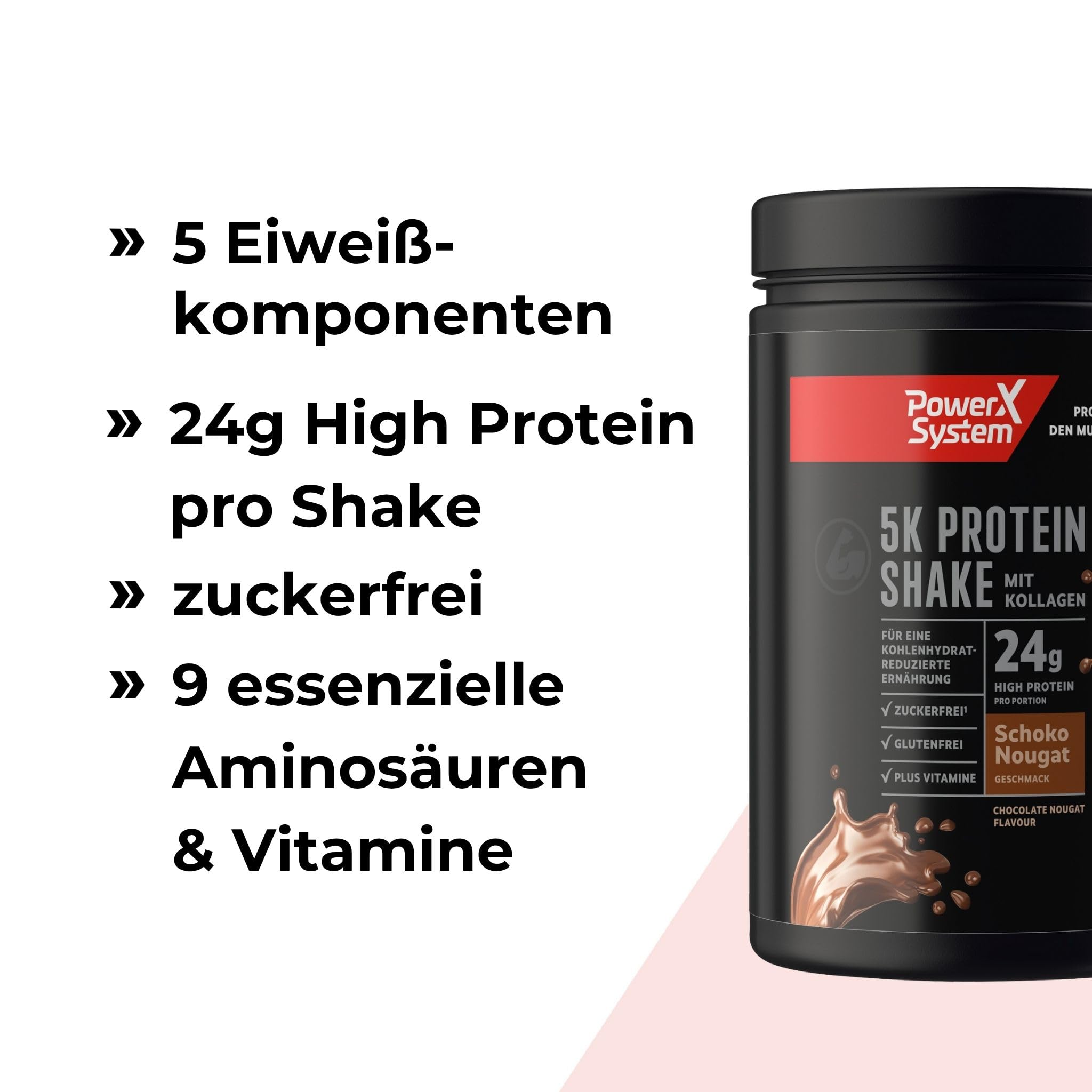 power-system-5k-protein-shake-schoko-nougat-3-x-360-g-mehrkomponenten image 2