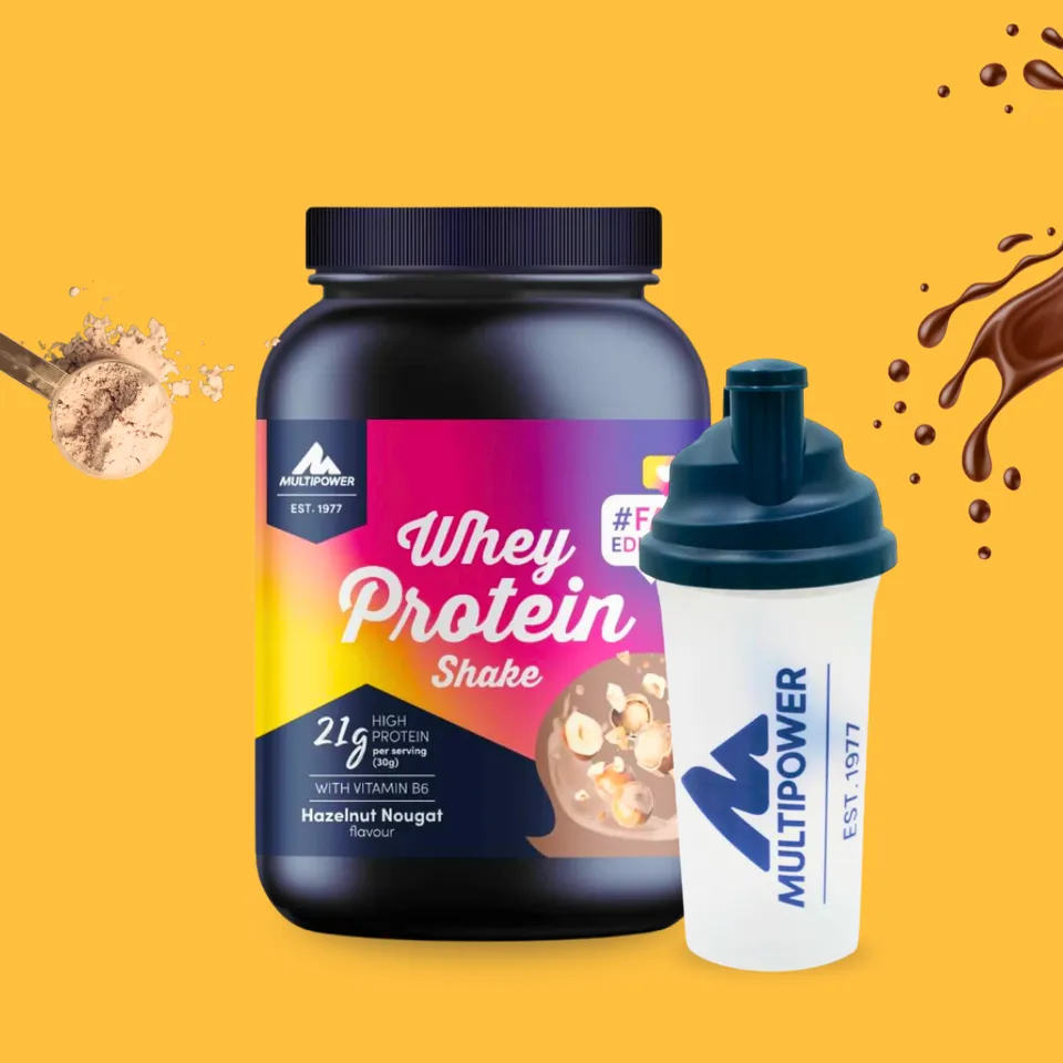 multipower-whey-protein-hazelnut-nougat-700g-inkl-shaker image 1
