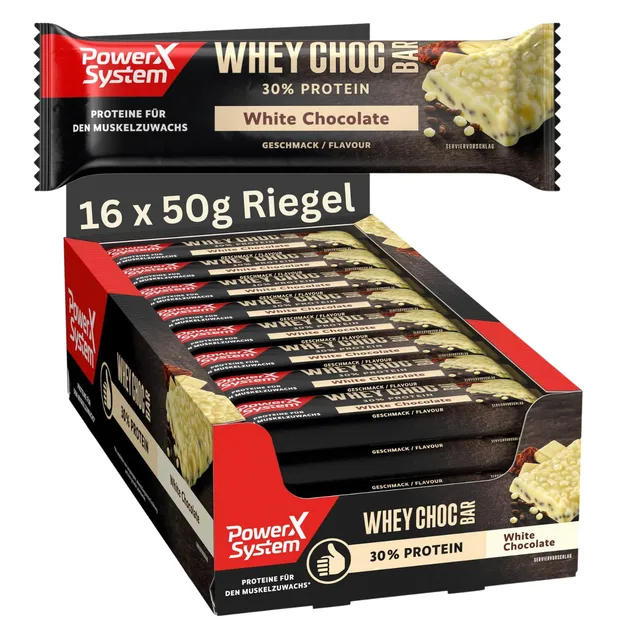 power-system-whey-choc-bar-white-chocolate-16-x-50g-30-protein image 1