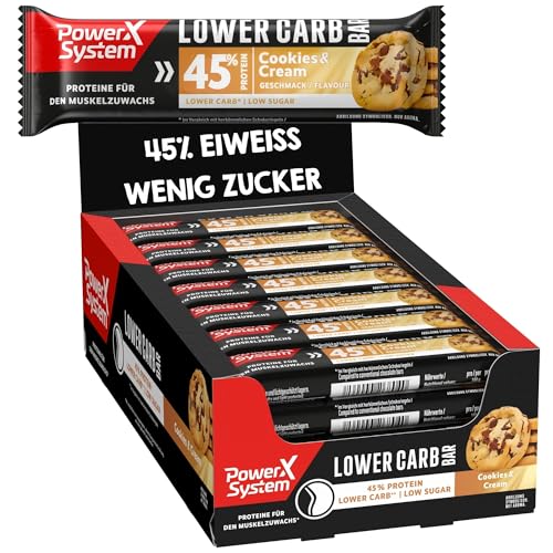 power-system-lower-carb-bar-cookies-cream-45-protein-28-x-40-g image 7