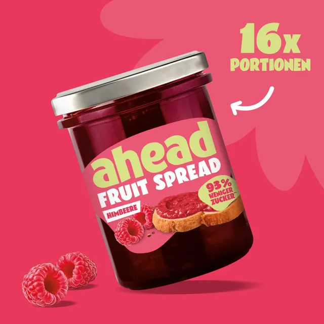 ahead-himbeere-low-sugar-fruchtaufstrich-bestseller image 1