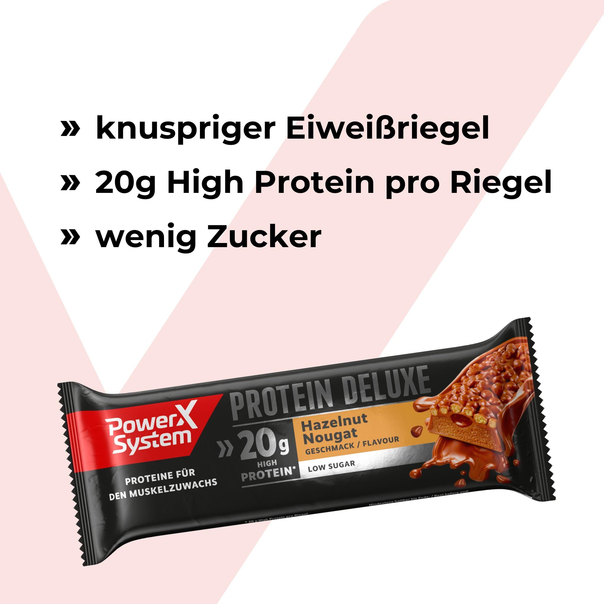 power-system-protein-deluxe-hazelnut-nougat-15-x-55-g-high-protein-low-sugar-box image 3