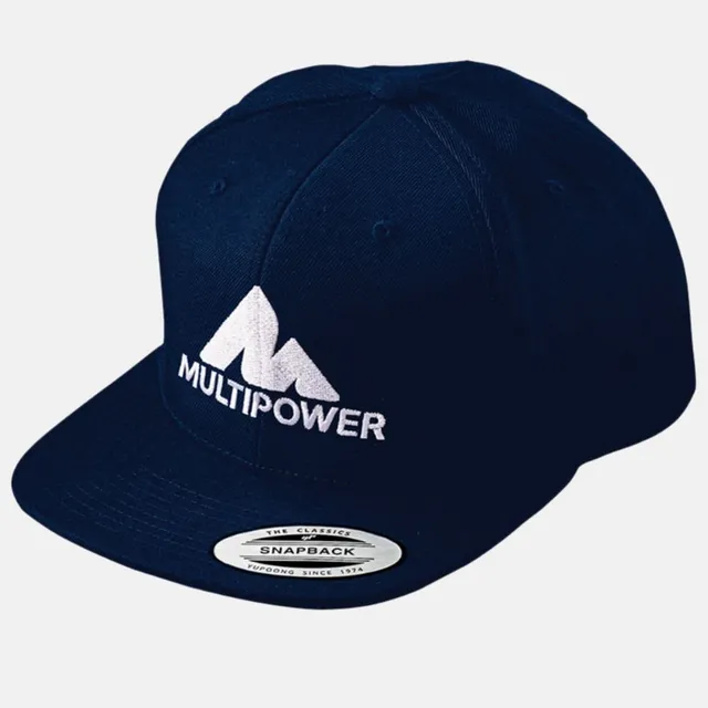 multipower-cap-snapback-dunkelblau-mit-logo image 1