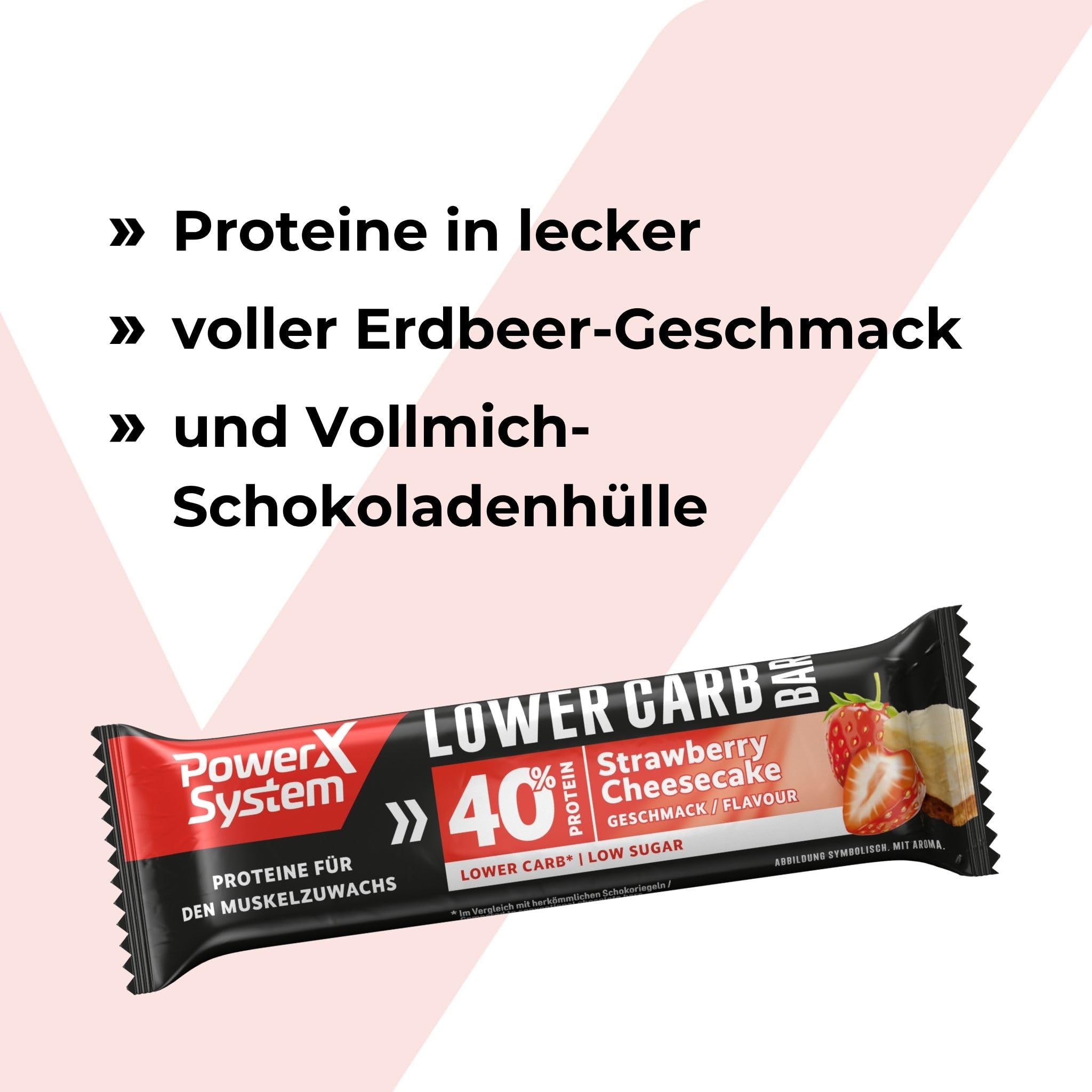 power-system-lower-carb-bar-strawberry-cheesecake-40-protein-28-x-40-g image 4