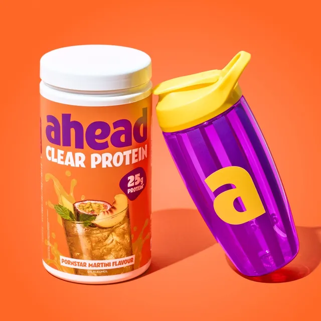ahead-pornstar-shaker-duo-clear-whey-protein-passionsfrucht-vanille-25g-protein- image 1