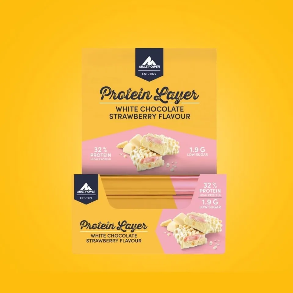 multipower-protein-layer-wei-e-schokolade-erdbeere-18x50g image 1