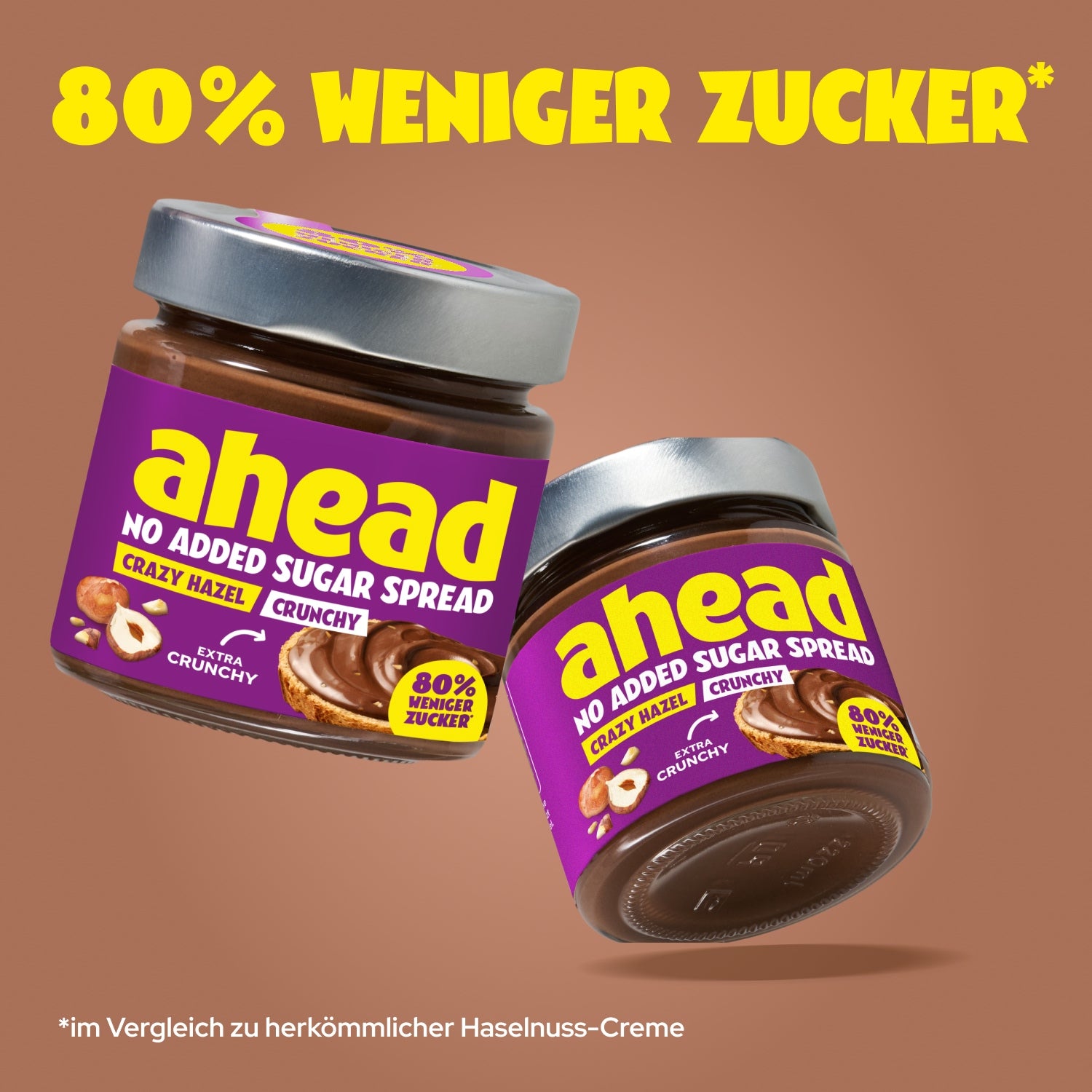ahead-crazy-hazel-crunchy-200g-low-sugar-nusscreme-mit-knusprigen-haselnussst-ck image 4