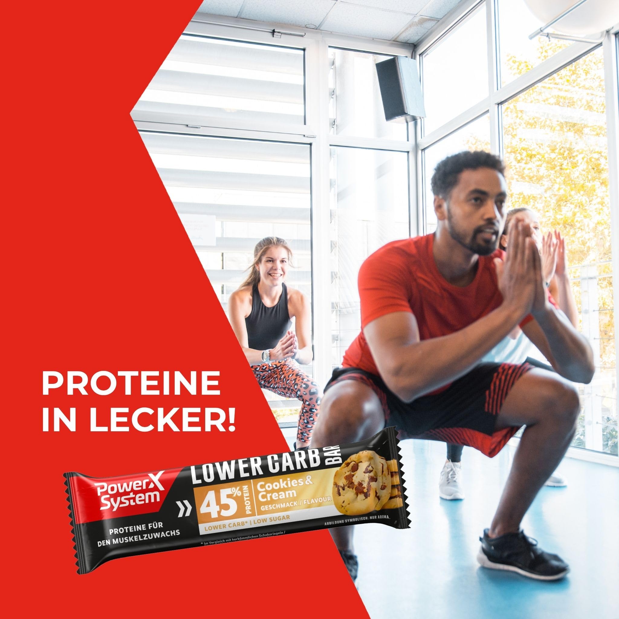 power-system-lower-carb-bar-cookies-cream-45-protein-12-x-40-g image 6