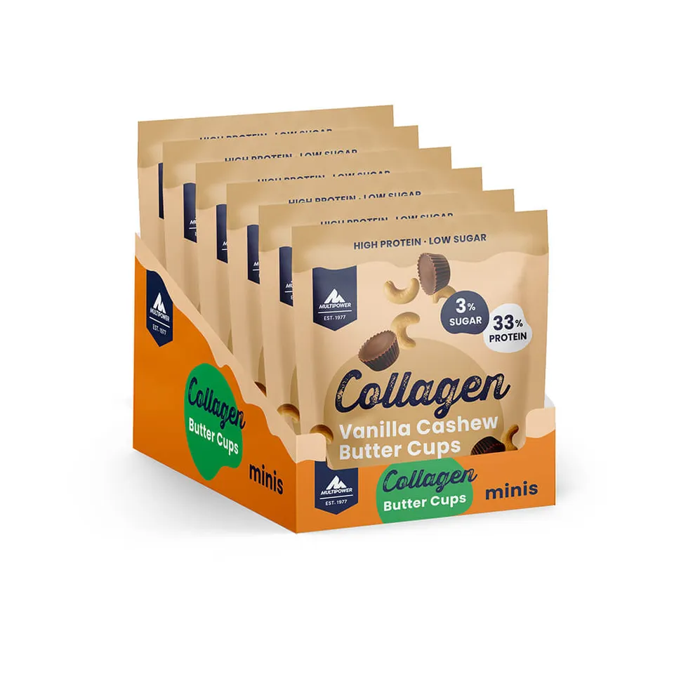 multipower-collagen-vanilla-cashew-butter-cups-6x70g image 1