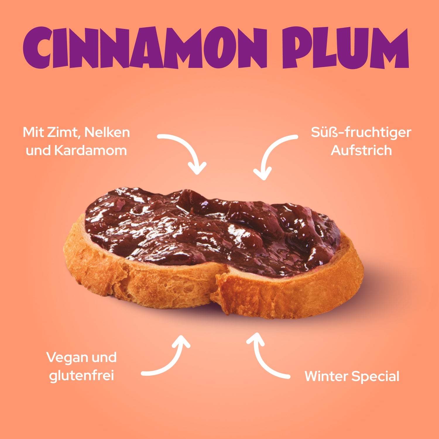 ahead-cinnamon-plum-fruchtaufstrich-zuckerarm image 2
