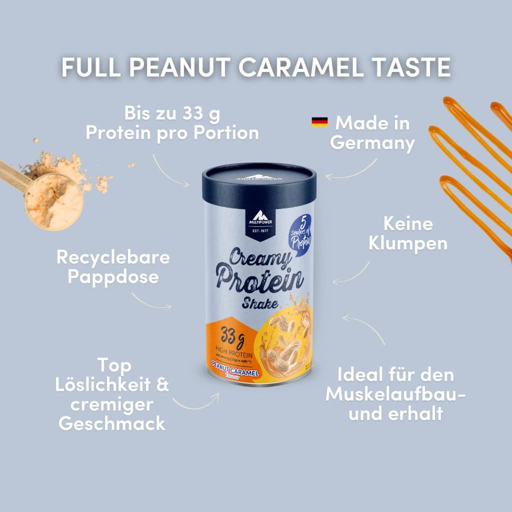 multipower-creamy-protein-peanut-caramel-proteinpulver-420g-high-protein image 2