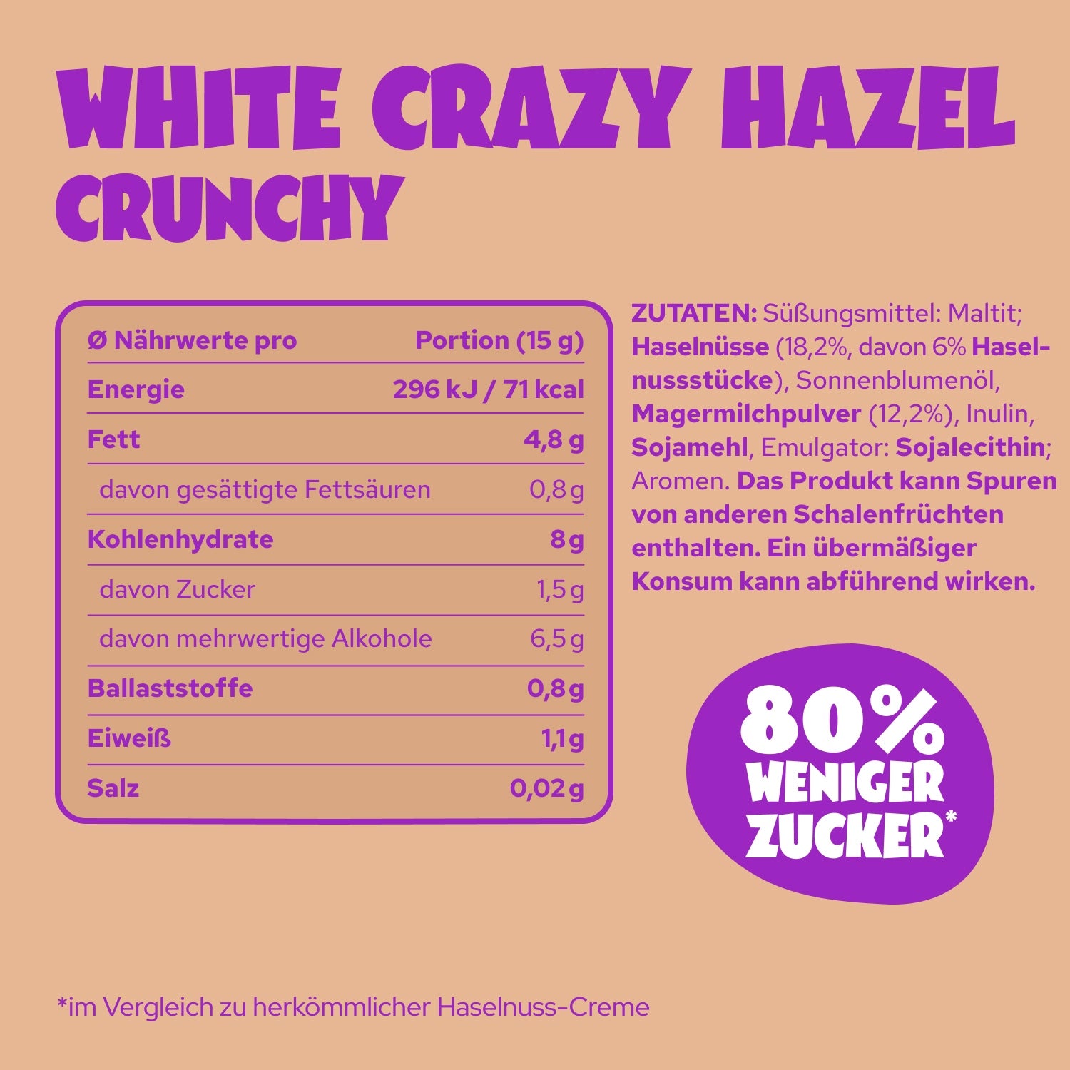 ahead-white-crazy-hazel-200g-nusscreme-ohne-zuckerzusatz image 7