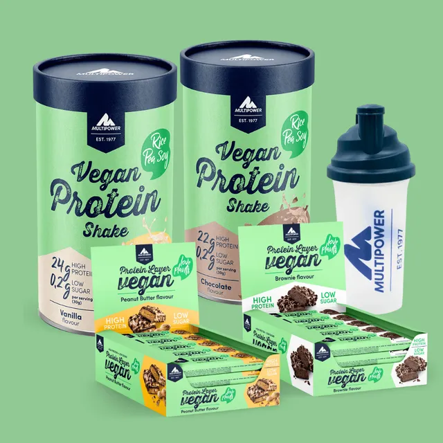 multipower-veganes-muskelaufbaupaket-xl-840g-proteinpulver-30-proteinriegel image 1
