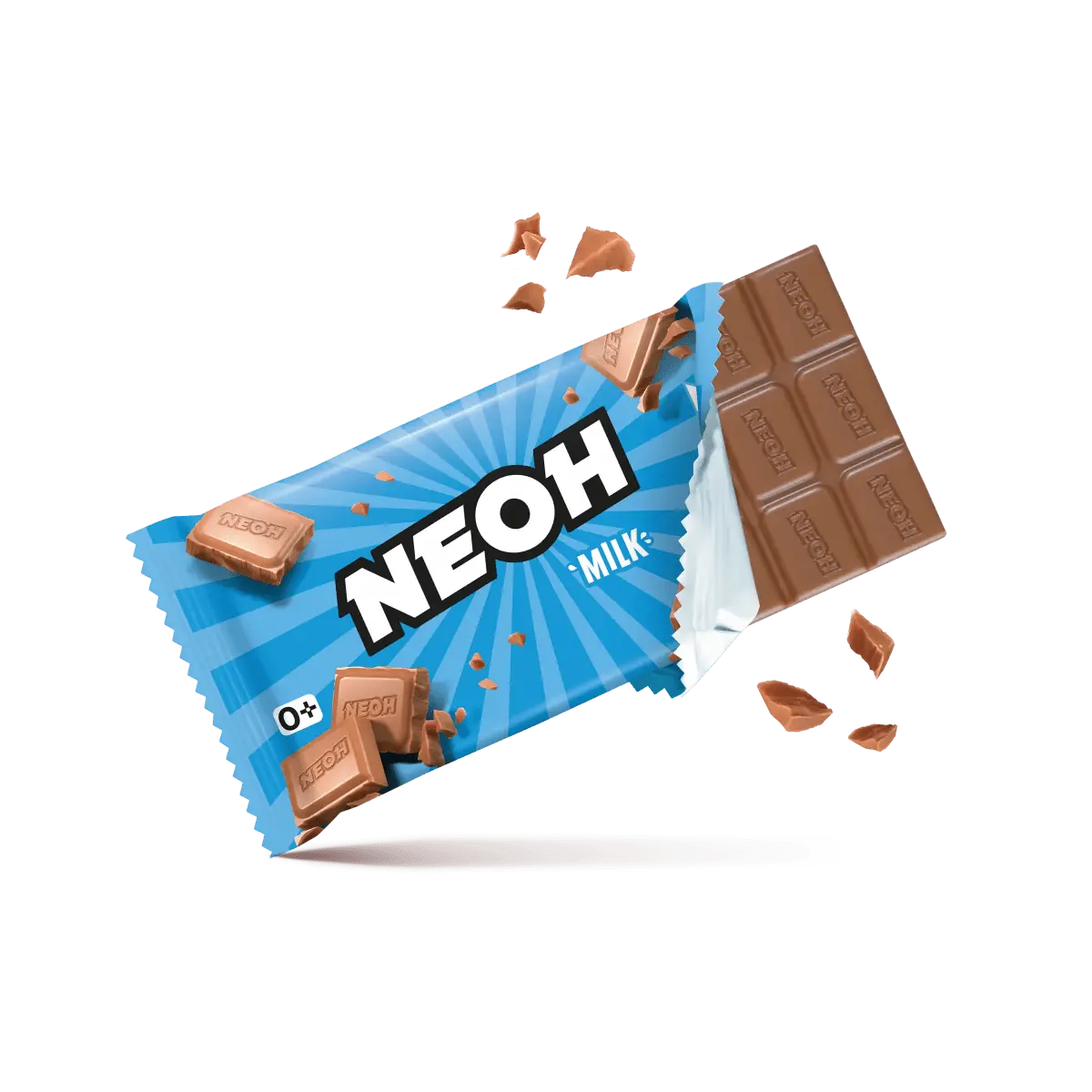 neoh-milch-schoko-tafel-ohne-zuckerzusatz-55g image 1