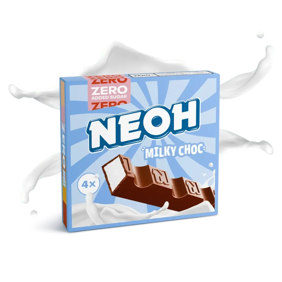 neoh-milky-choc-milchschokoladen-riegel-zero-added-sugar image 1