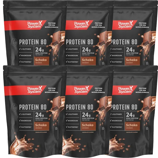 power-system-protein-80-schoko-6-x-360g image 1