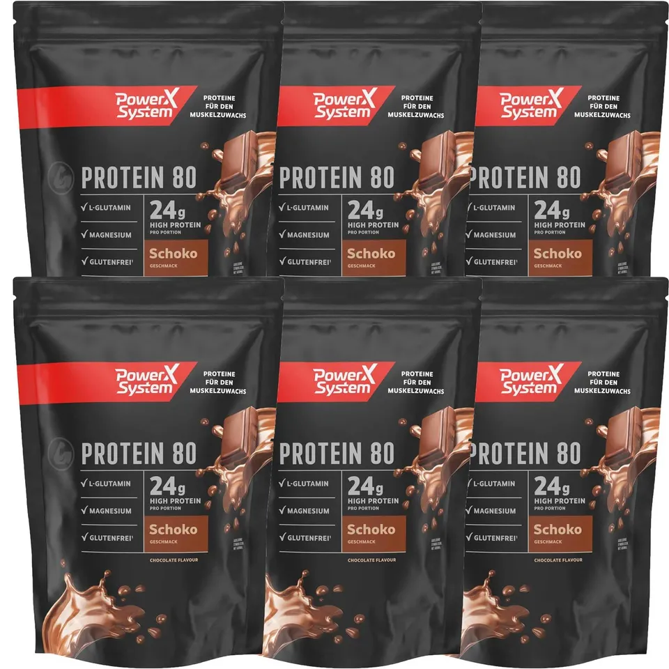 power-system-protein-80-schoko-6-x-360g image 1