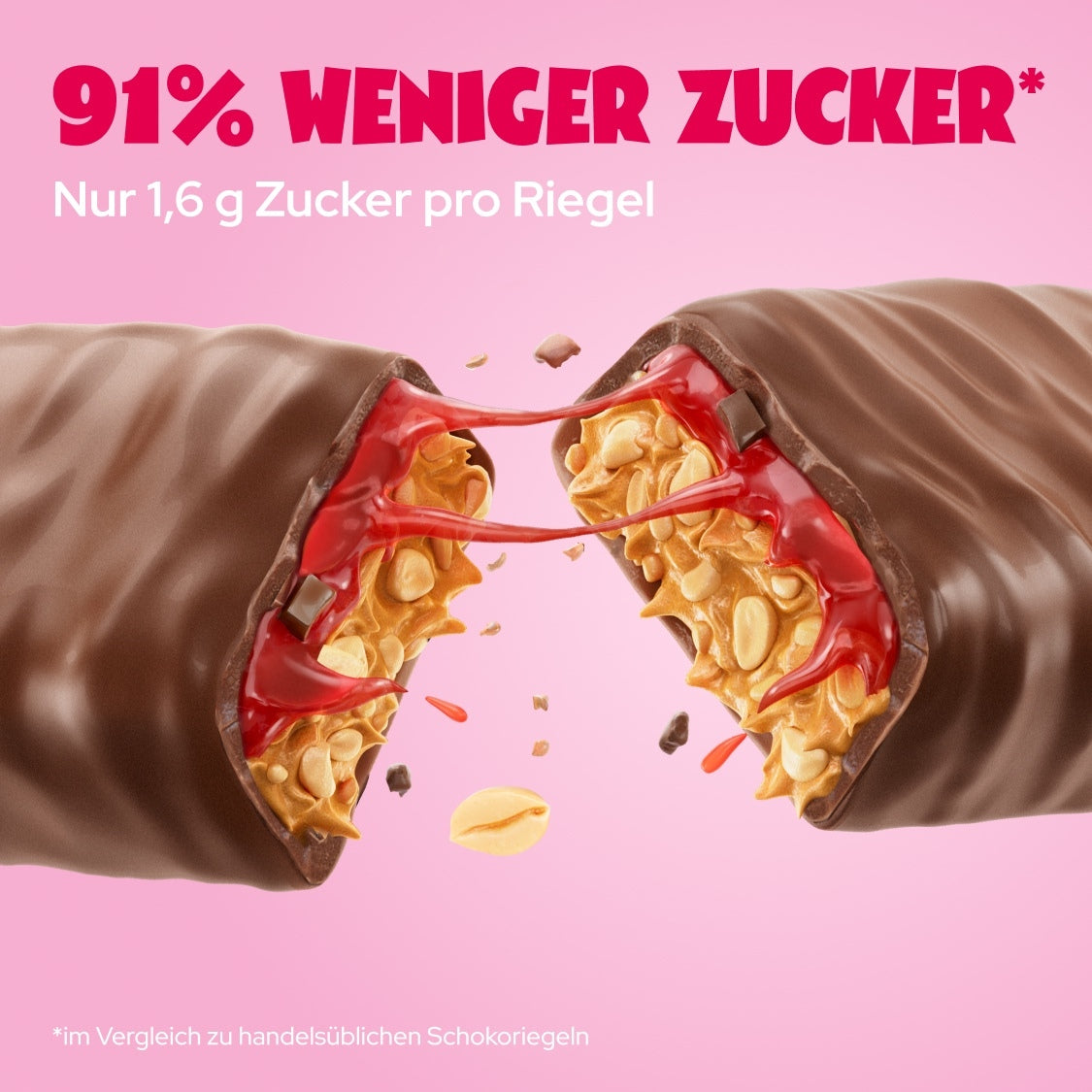 ahead-peanut-butter-jelly-low-sugar-schokoriegel-erdnussbutter-erdbeer-gelee-kak image 3