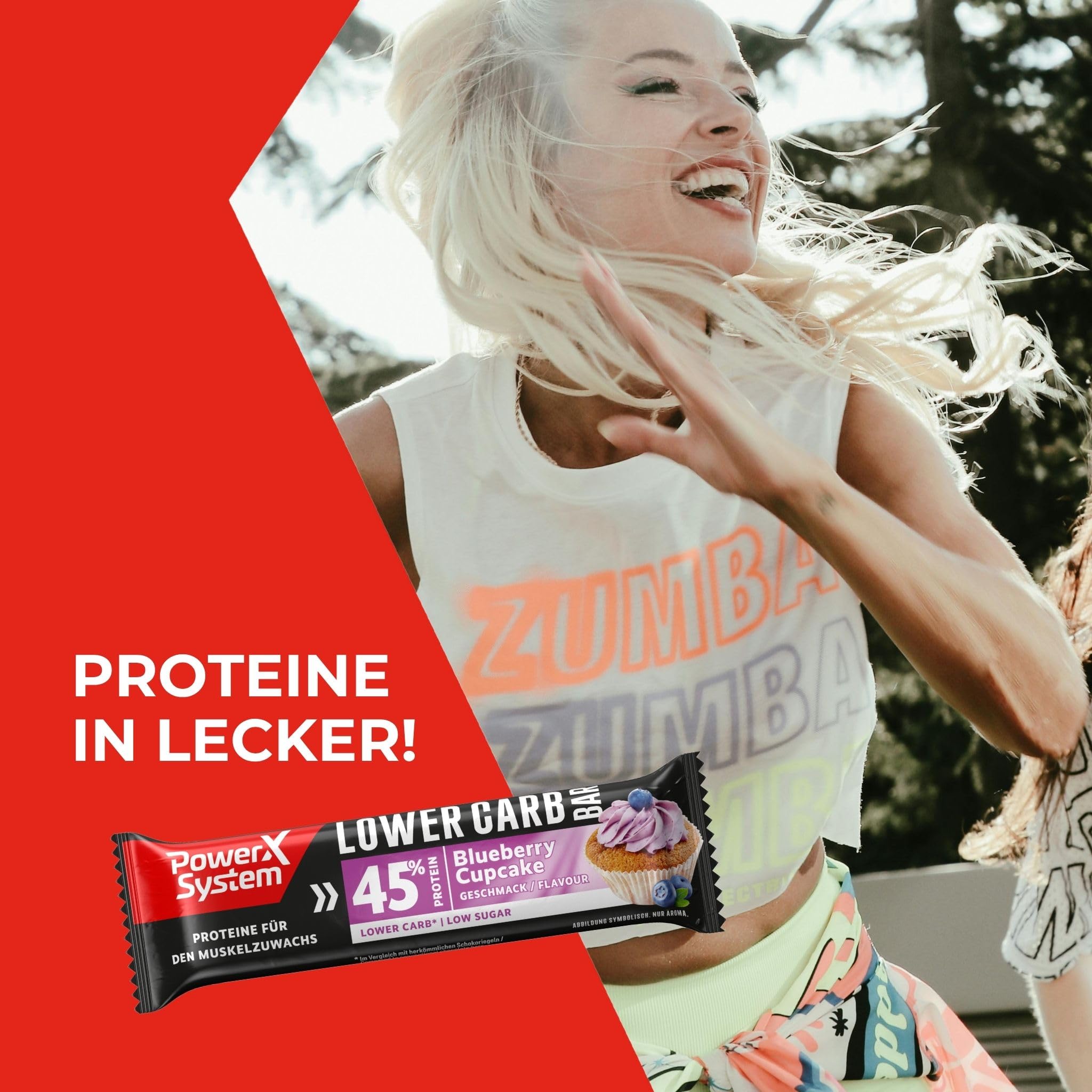 power-system-lower-carb-bar-blueberry-cupcake-28x40g-44-protein image 5