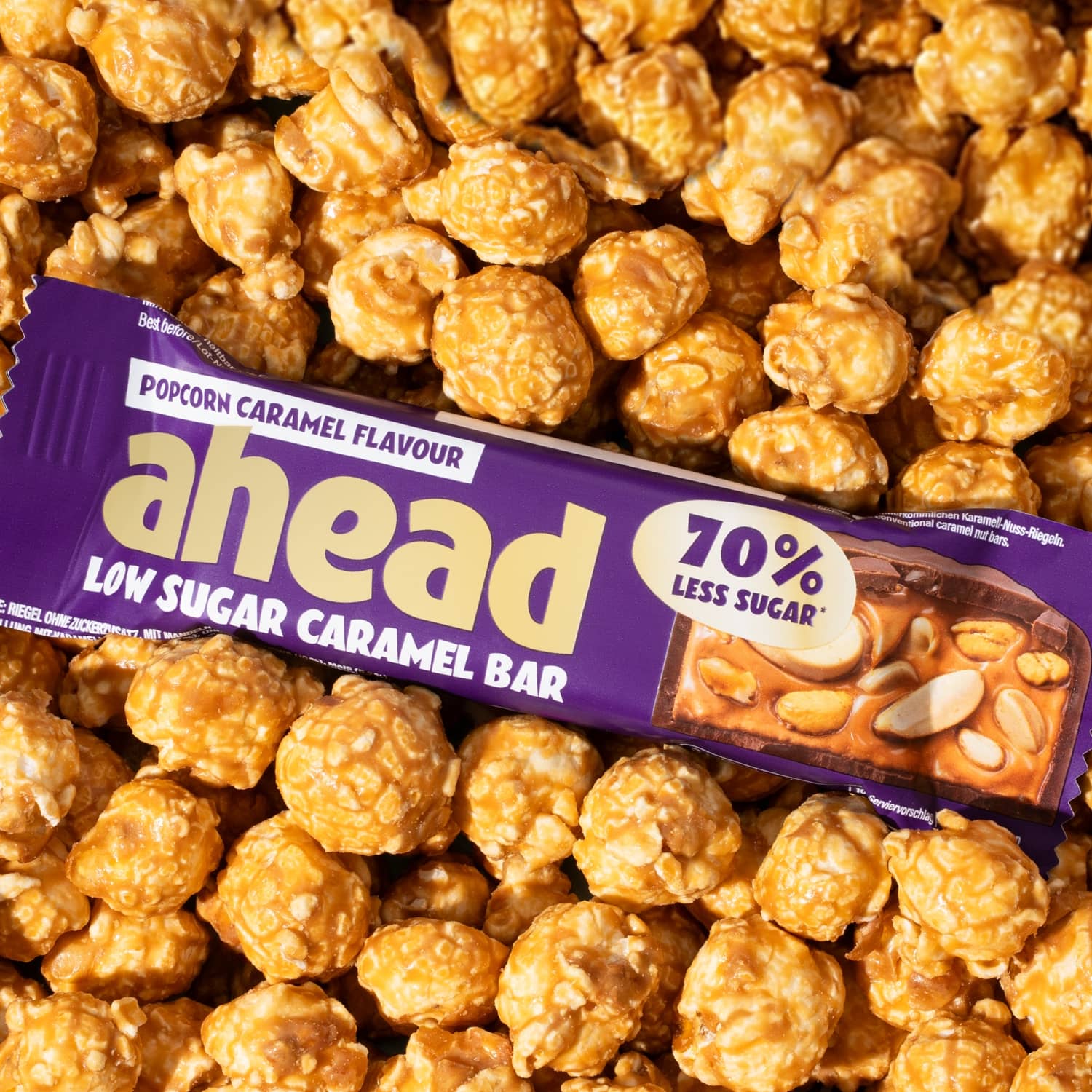 ahead-popcorn-caramel-low-sugar-schokoriegel image 4
