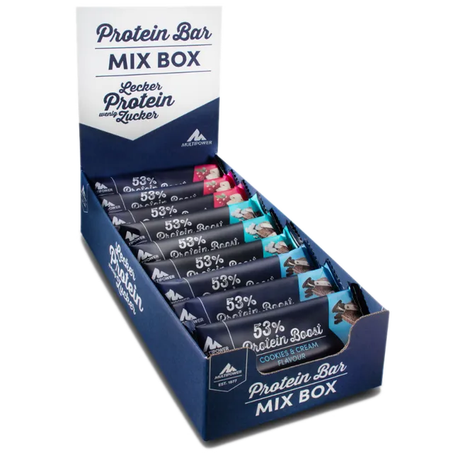 multipower-53-protein-boost-probierbox-20-proteinriegel image 1