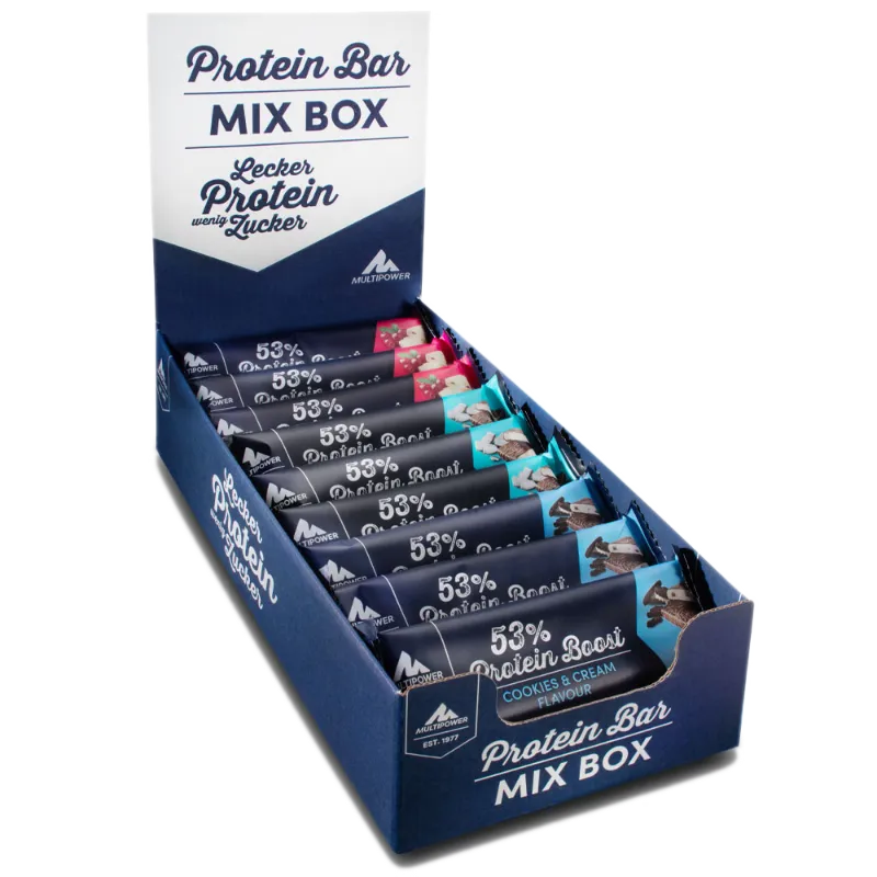 multipower-53-protein-boost-probierbox-20-proteinriegel image 1