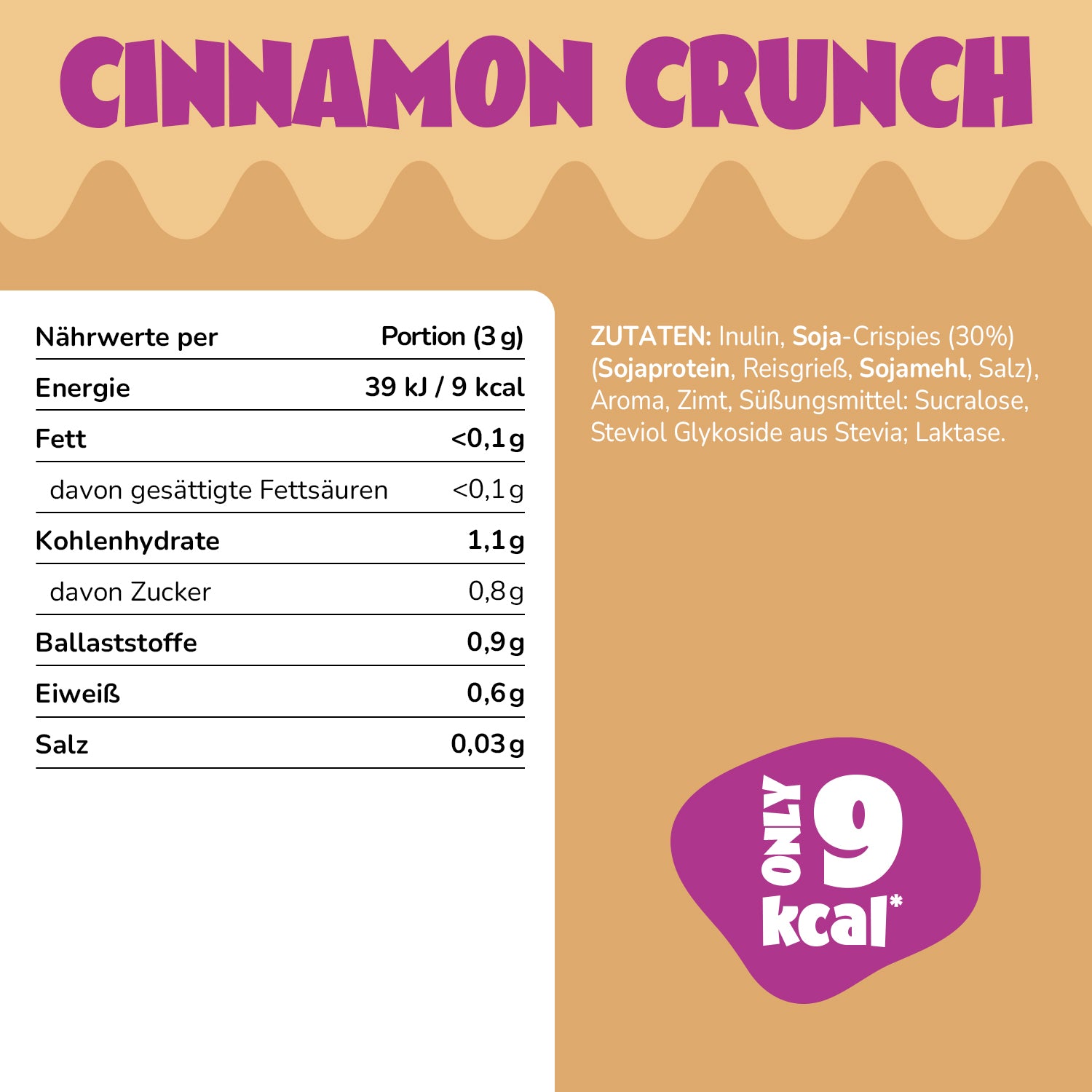 ahead-cinnamon-crunch-flavour-powder-glutenfrei-laktosefrei-low-sugar image 4