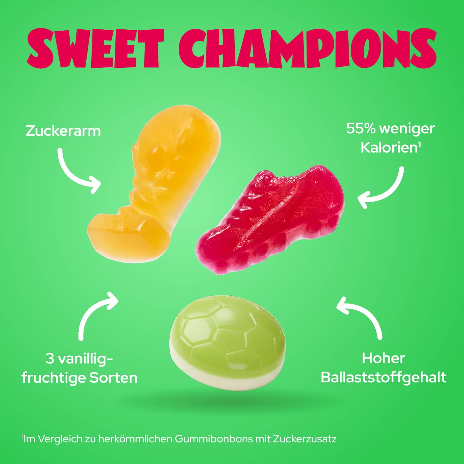 ahead-sweet-champions-low-sugar-fruchtgummis-mit-vanille-schaum-3-sorten image 2