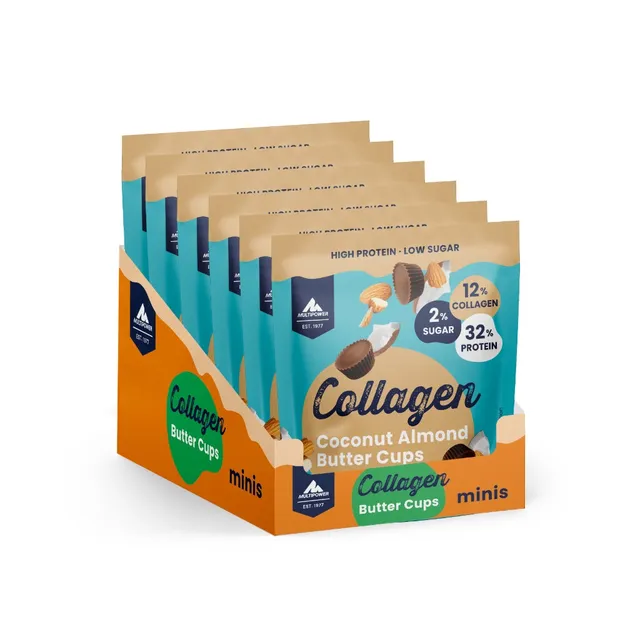multipower-collagen-butter-cups-kokos-mandel-6x-70g image 1